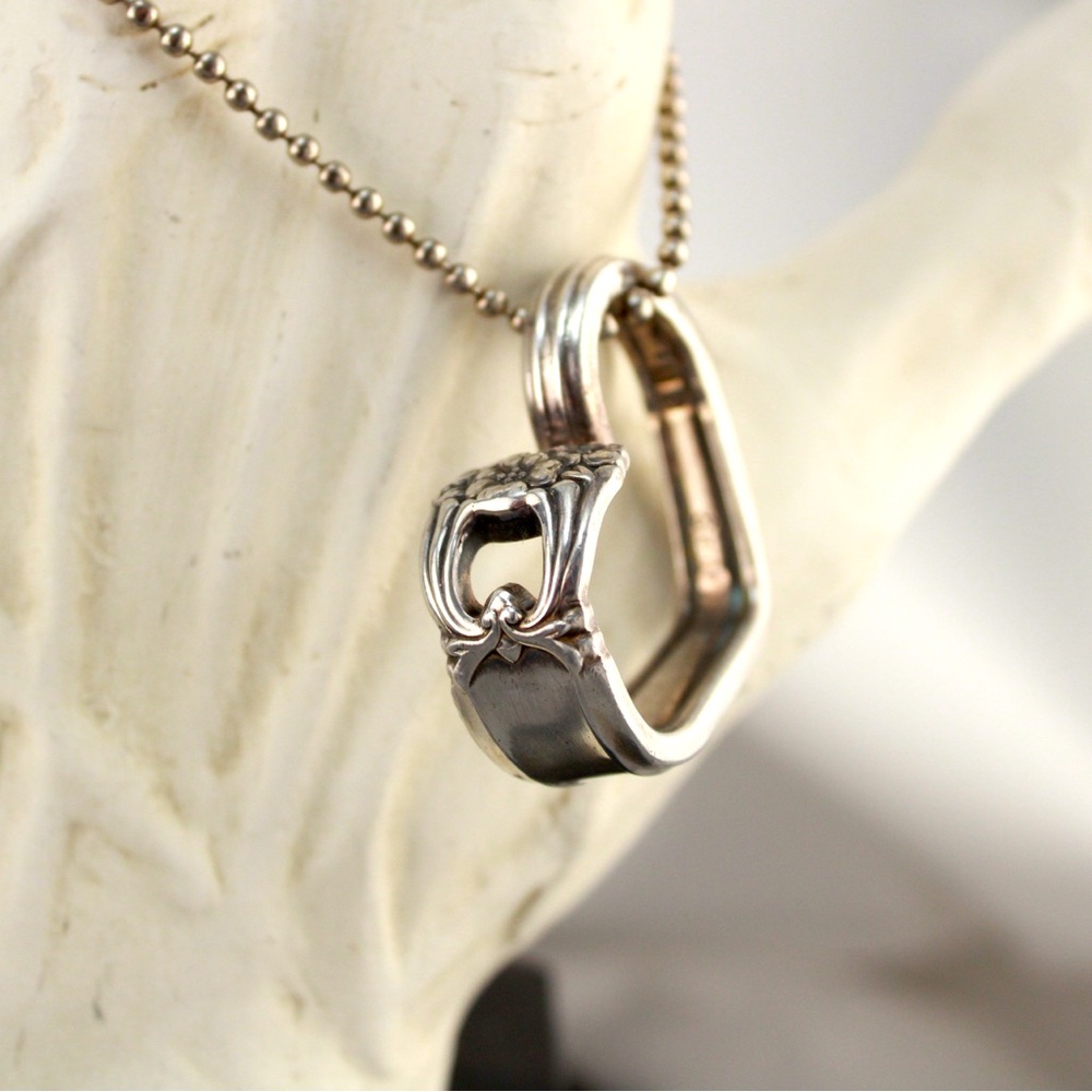 Silver Heart-shaped Pendant